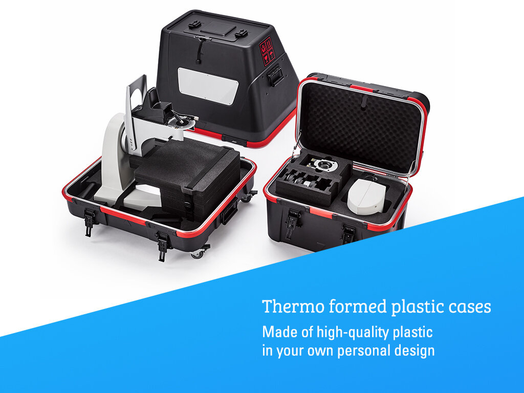 Thermo formed platic cases