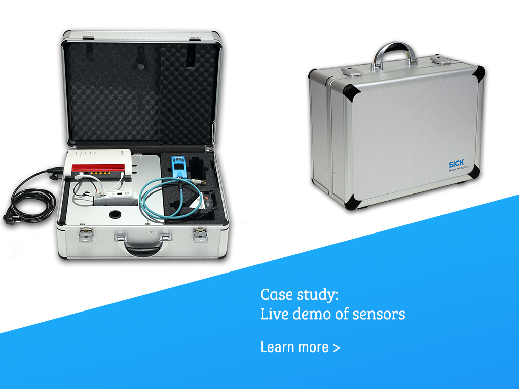 Demo cases for the presentation of sensors