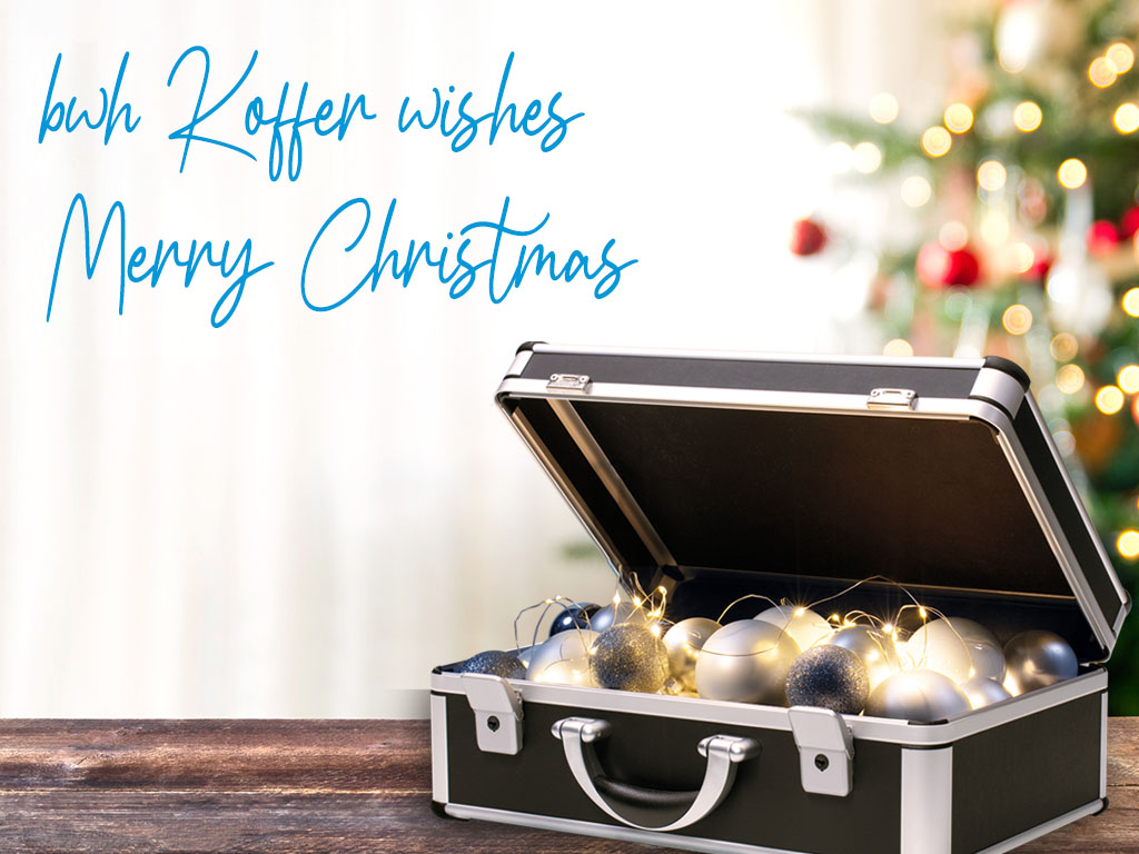 bwh Koffer wishes Merry Christmas